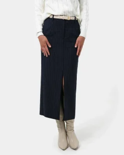 Zara Tailored Midi Skirt